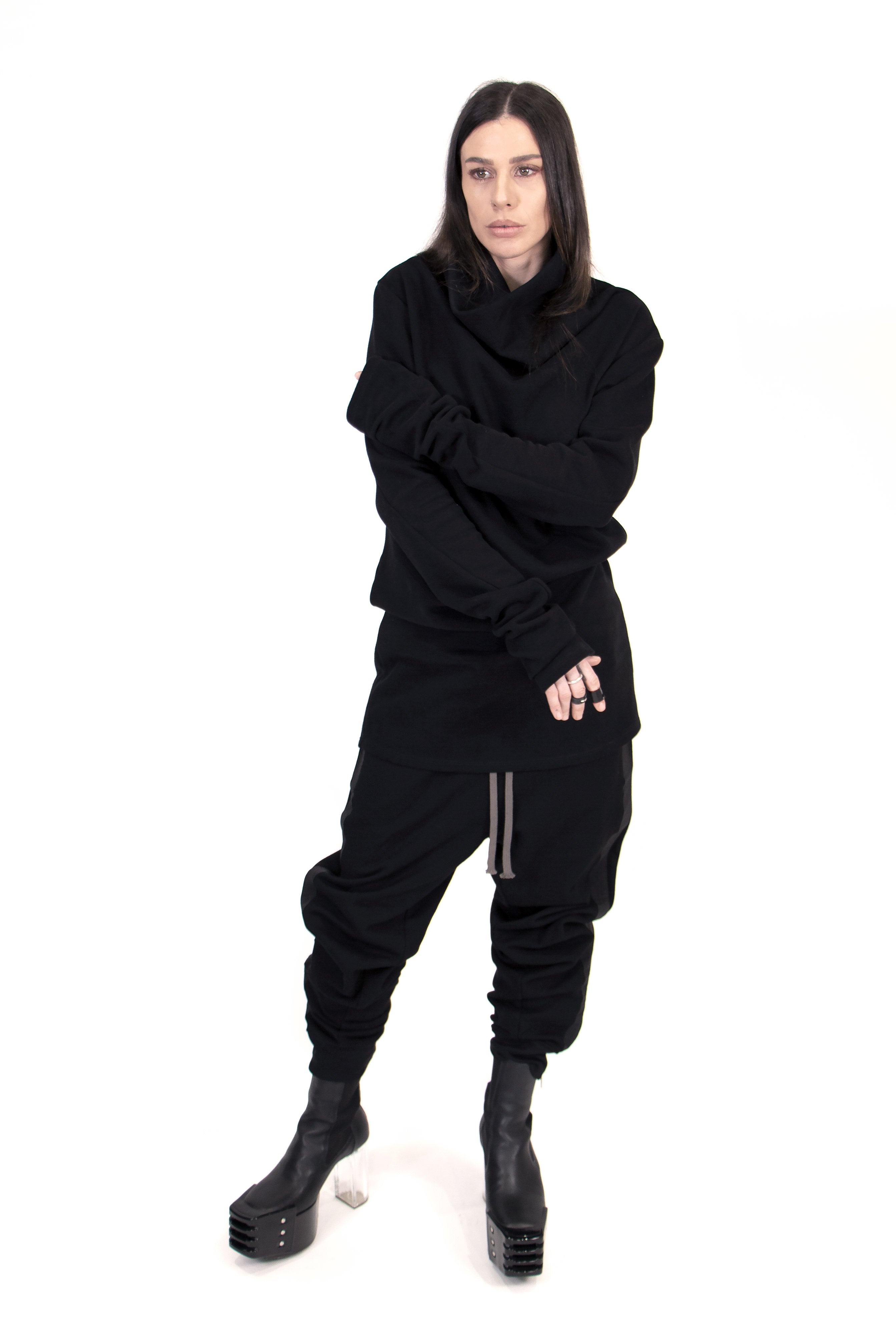 パンツ A.F ARTEFACT SWEATER FOLDING LAYER PANTS A.F ARTEFACT LAYERED ZIP EASY PANTS – LASTLY