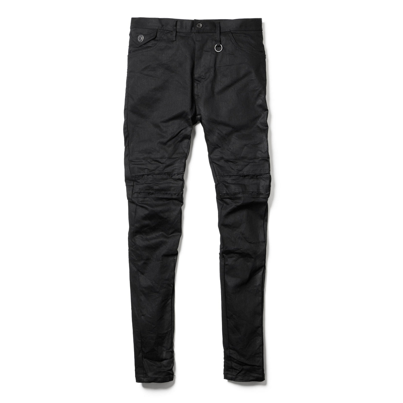 879PAM4-BK Slim Distressed Pants