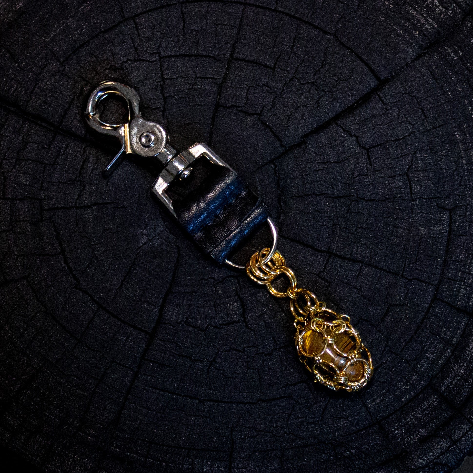 Bag Charm - Tigerseye