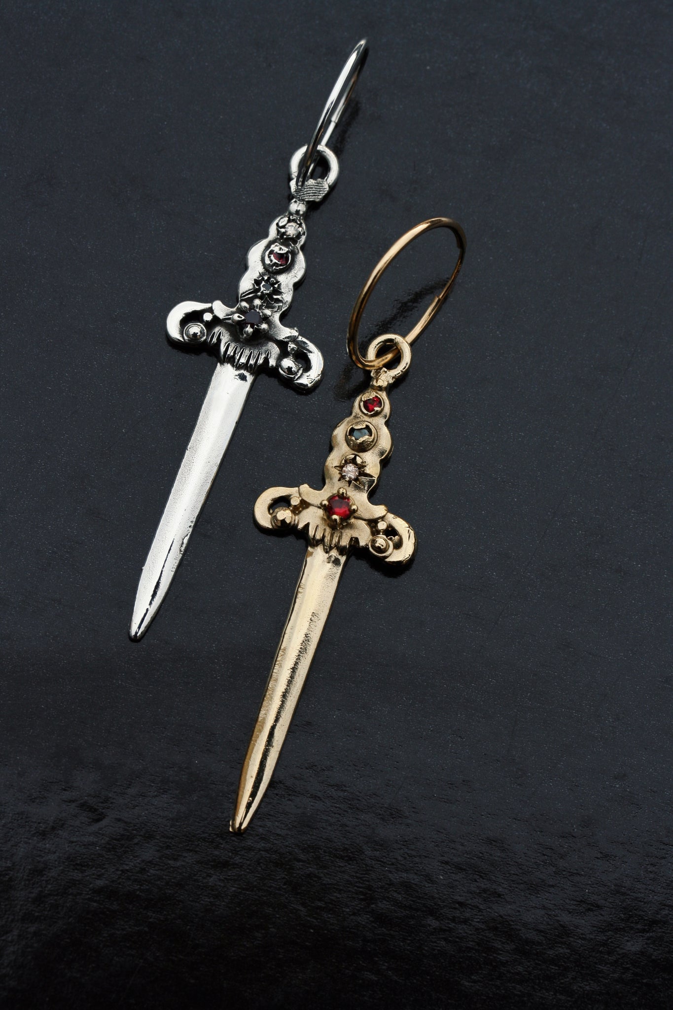 Holy Dagger Earring - Silver