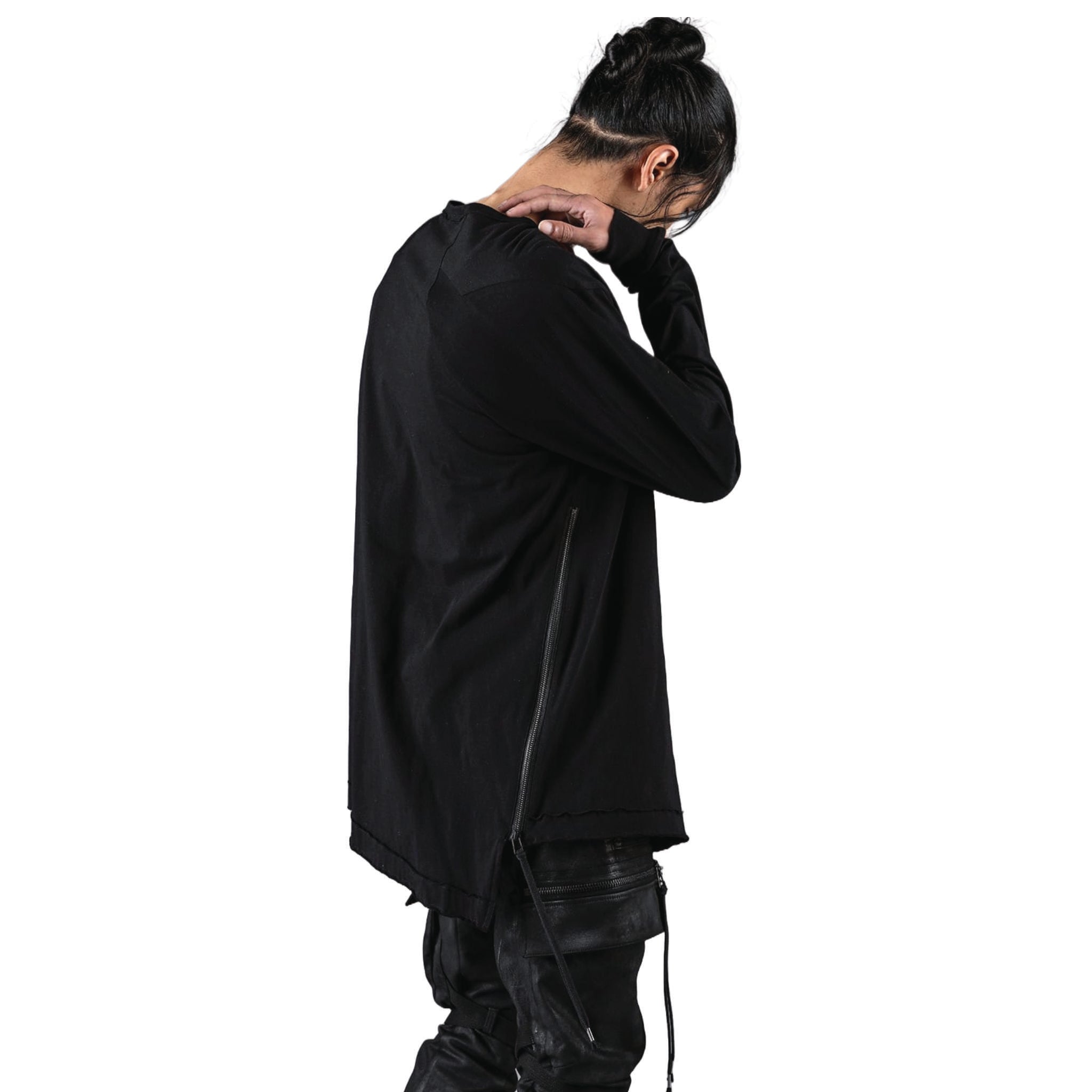 D:Hygen Side Zip Long Sleeve T-Shirt