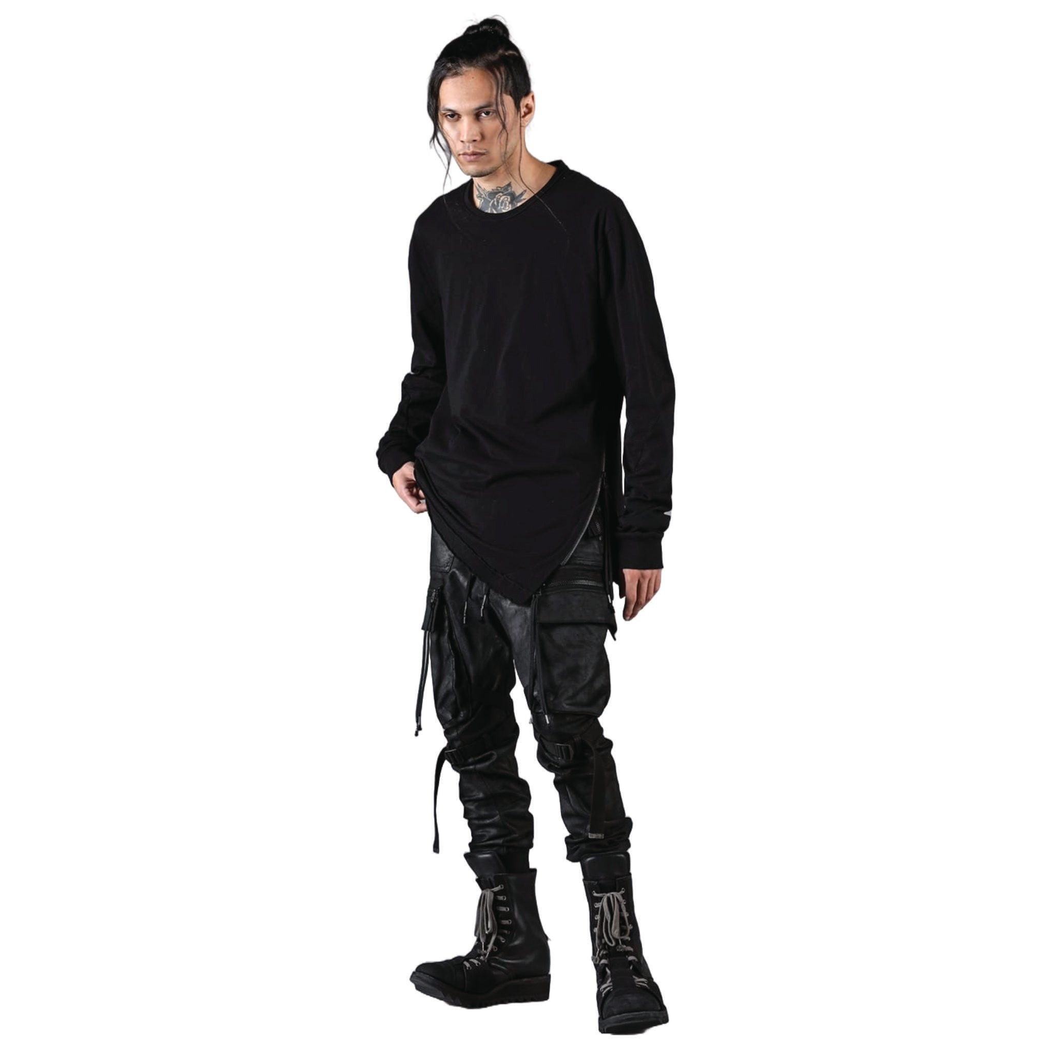 D:Hygen Side Zip Long Sleeve T-Shirt