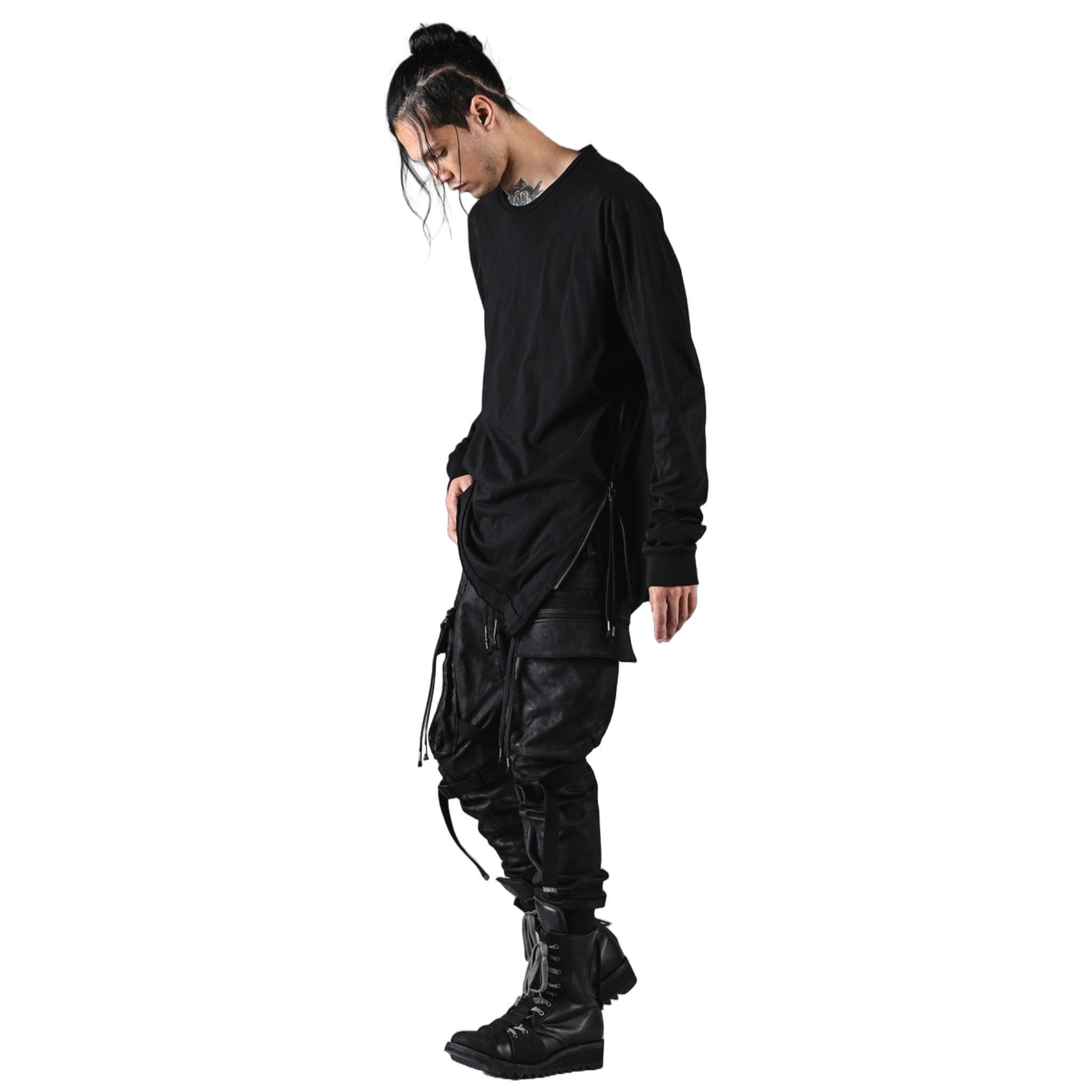 D:Hygen Side Zip Long Sleeve T-Shirt