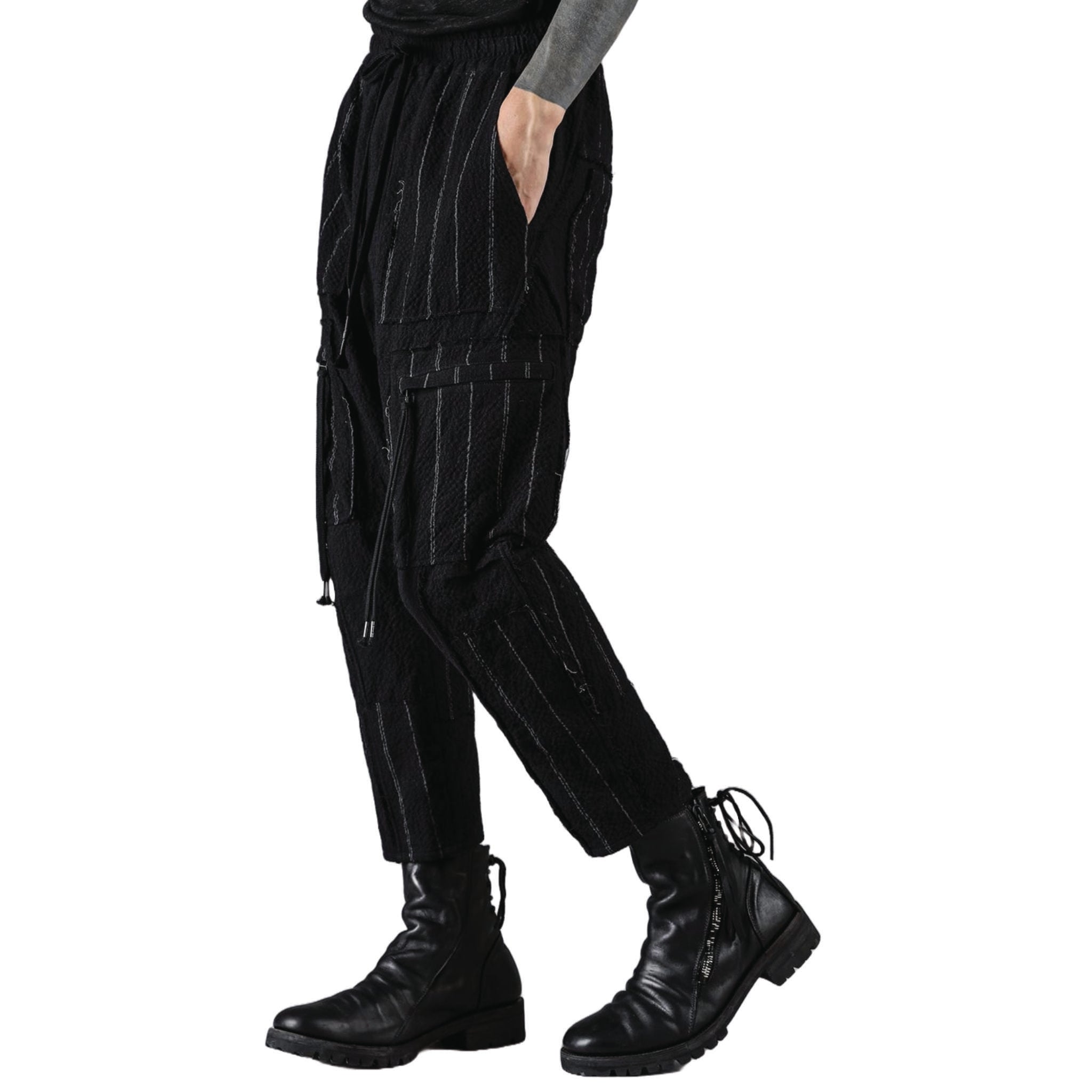 D:Hygen Chalk Stripe Taper Pant