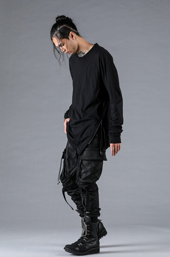 D:Hygen Side Zip Long Sleeve T-Shirt