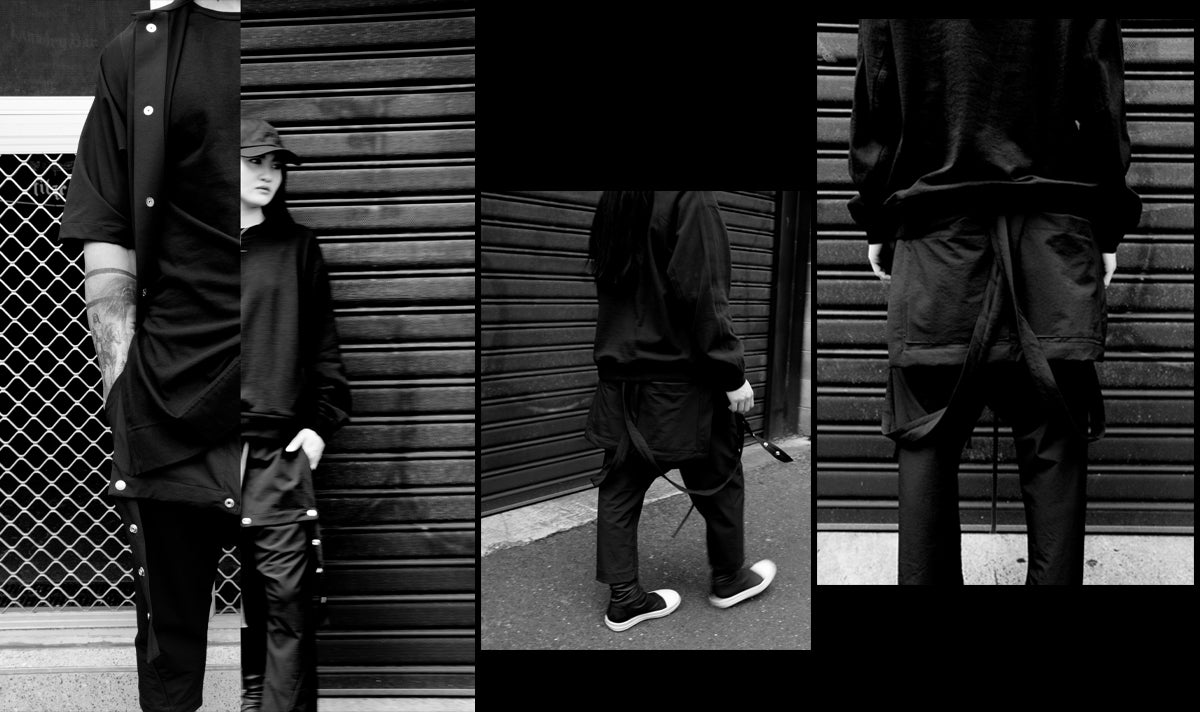 AF Artefact Skirt Combi suspenders Pants