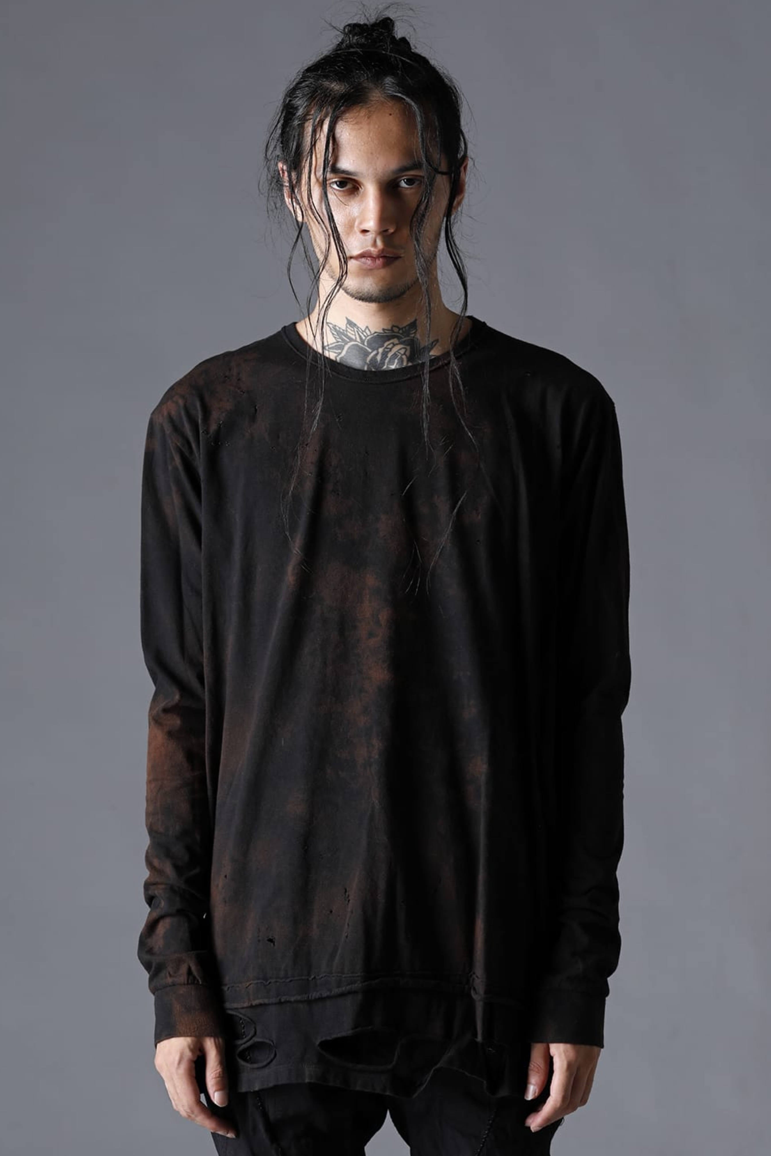 D:Hygen Damaged Long Sleeve Top – LASTLY