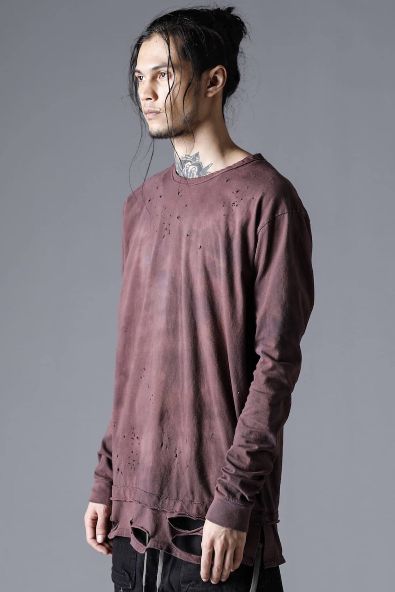 D:Hygen Damaged Long Sleeve Top